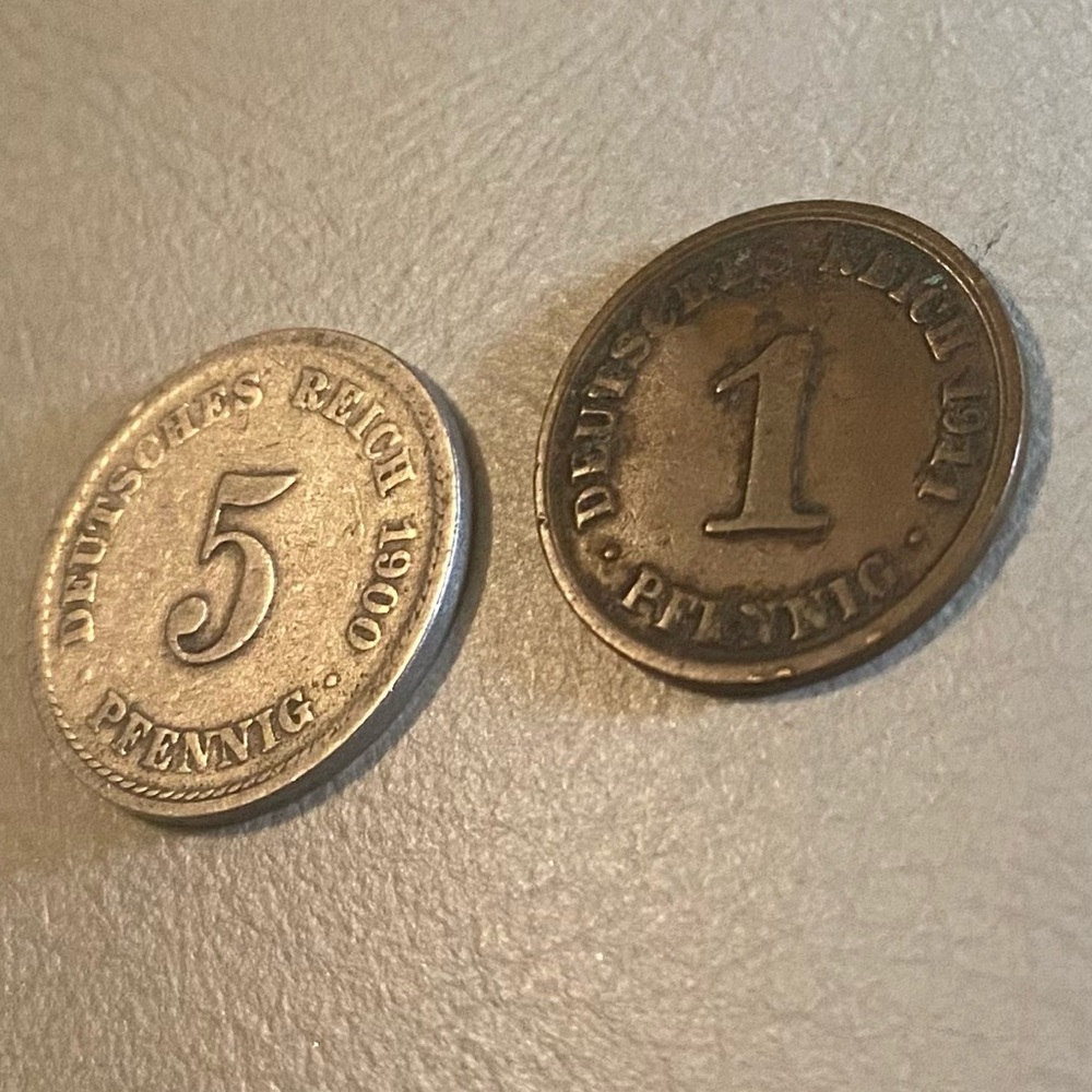 1900A, 1911A, 1926D, 1941D, & 1950D German Coin Collection - Picture 5 of 10